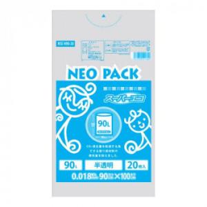 オルディ ネオパック スーパーエコ90L 半透明20P×20冊 10470302
