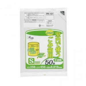 ジャパックス 室内用小型ペールポリ袋5L 半透明 50枚×60冊 PR101