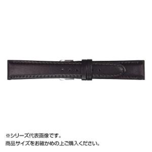 MIMOSA 時計バンド EMカーフ 21mm ブラック  CEM-A21