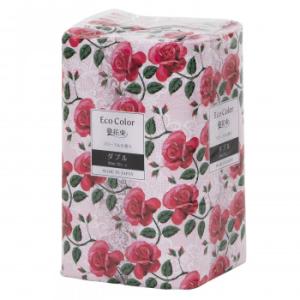 丸富製紙 トイレットペーパー ダブル エコカラー花束 フローラルの香り ピンク 12R×8セット 142314｜shiningstore