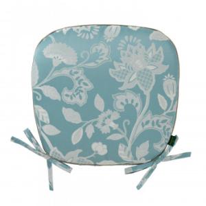 川島織物セルコン ミントン グレースハドン ダイニングシートクッション 45×43Vcm LN1207 B ブルー