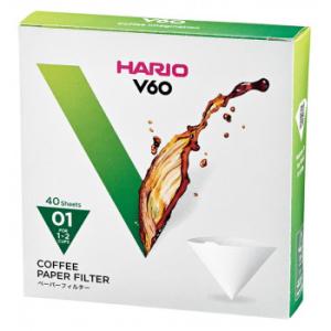 HARIO ハリオ V60ペーパーフィルター01 40枚×10 VCF-01-40W｜shiningstore