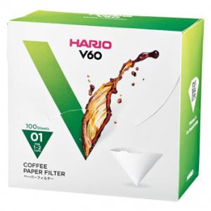 HARIO ハリオ V60用ペーパーフィルターW 100枚箱入り×5 VCF-01-100WK