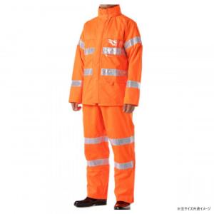 コヤナギ レインウェア 防災レイン 911 オレンジ M