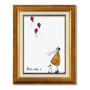 アートフレーム サム トフト「願いをこめて」 ST-05845