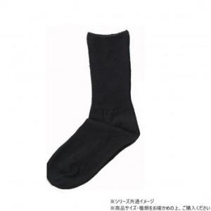 神戸生絲 コベス 婦人シルク混ふくらはぎ楽らくソックス22-25cm 3971 ブラック
