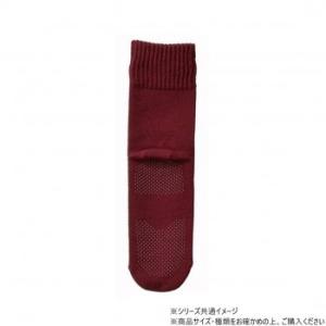 神戸生絲 コベス 婦人ゴム無しすべり止め(毛混)22-24cm 3333 ローズ