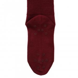 神戸生絲 コベス 婦人ふくらはぎ楽らく(毛混)滑り止めソックス22-25cm 3907 エンジ