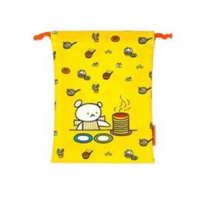 こぐまちゃん 巾着S イエロー CKKC015-1