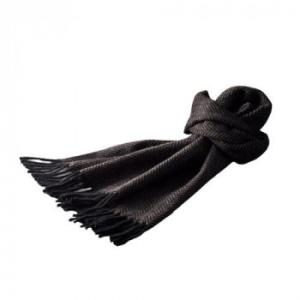 武州織技 スピニングモード カシミヤマフラー (ヘリンボン(ブラウン)) SPU20040H 551...