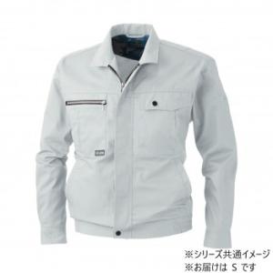 桑和 193 長袖ブルゾン Sサイズ シルバーグレー(22) BULL WORKS