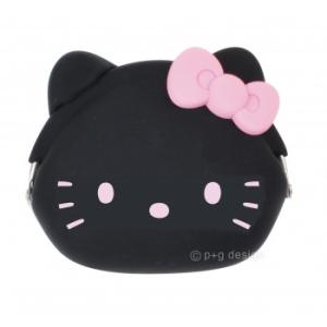 ピージーデザイン MiMi POCHIHELLO KITTY(ミミポチハローキティ) ブラック