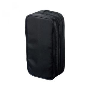 LIHIT LAB.(リヒトラブ) XCOA(エクスコア) スプレッドダブルペンケース ジェットブラ...