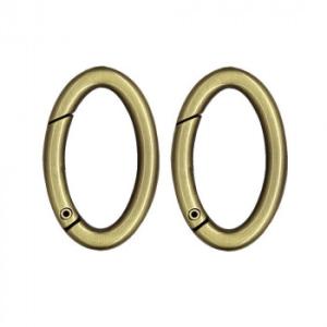 INAZUMA イナズマ 楕円型 丸カン 開閉タイプ 2個入り アンティークゴールド AK-40-3...