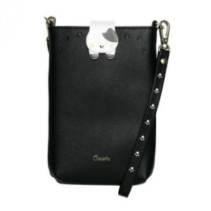 ショルダーストラップ付きスマホポーチ Cocotte Black SP-COT08