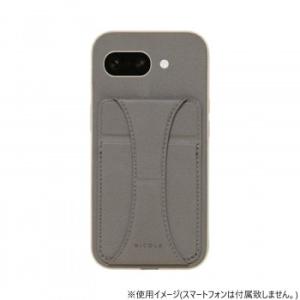 GooglePixel9a専用背面型ケース NICOLA Charcoal GP9a-NIC02