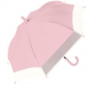 中谷 傘 UV 50cm子供バイカラー窓付き ピンク Parasol Kid&apos;s 長傘 955-00...
