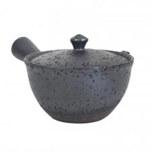 M1159 ベンリー急須2号末広黒ゆずたたき 萬古焼