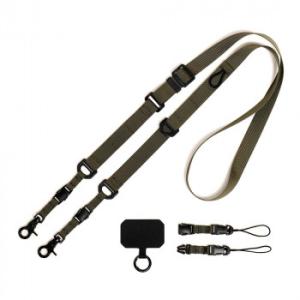 DEVICE+ WEBBING MULTI GEAR STRAP ギアストラップ スマホショルダー ...