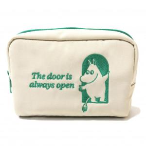 ムーミン MOOMIN 80th ALL STARS リバーシブル ポーチ ムーミン グリーン GR...