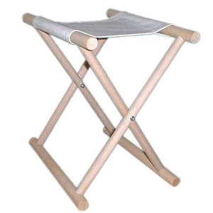 鈴木木工所 丸足胡床 白木白布 W410×D310×H440mmの商品画像