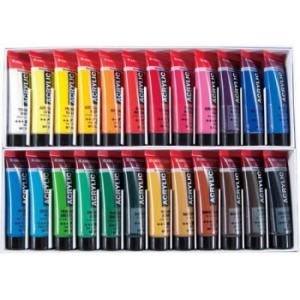 絵の具 アクリル 24色セット 画材 アート 作品 美術 絵画 アーティスト