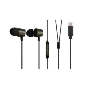 VERTEX Lightning Earphones ガンメタリック VTH-AP02GM｜shiningstore