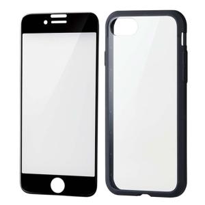エレコム iPhone SE 第3世代 ハイブリッドケース TOUGH SLIM 360度保護 ブラック PM-A22STS3BK｜shiningstore