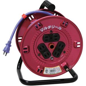 マルチドラム 15A×20m 日動 電工ドラム・コード 電工ドラム・20M NP-206D｜shiningstore