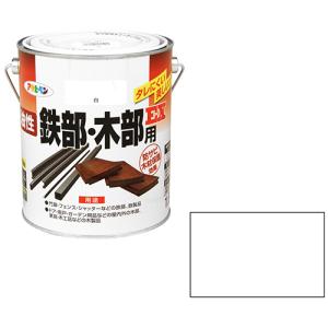 油性鉄部・木部用EX アサヒペン 塗料 油性塗料 1.6Lーシロ｜shiningstore