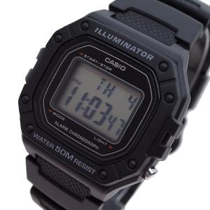 カシオ CASIO 腕時計 メンズ W-218H-1AV クォーツ ブラック