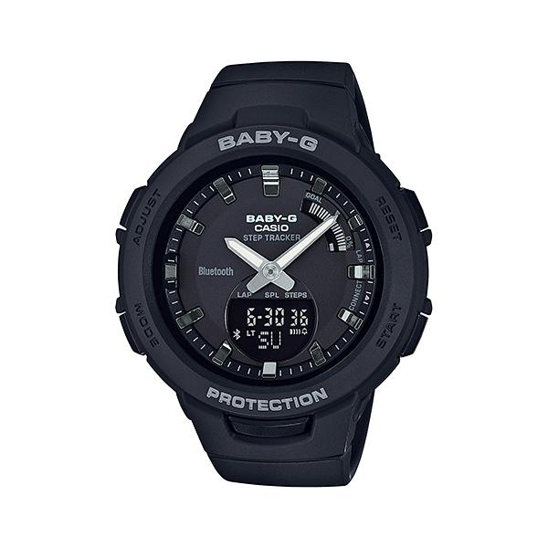 カシオ CASIO 腕時計 レディース BSA-B100-1AJF BABY-G クォーツ ブラック...