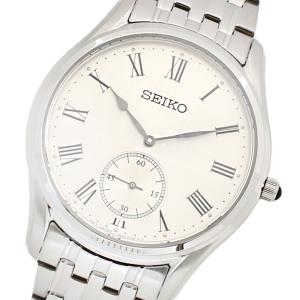 セイコー SEIKO 腕時計 SRK047P メンズ クォーツ ホワイト シルバー｜shiningstore