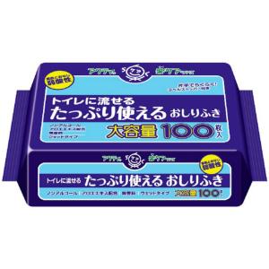 アクティトイレに流せるおしりふき100枚 × 24点｜shiningstore