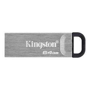 キングストン 高速USBメモリ 64GB USB3.2(Gen1)/3.1(Gen1)/3.0 キャップレス 最大転送速度 200MB/s DataT
