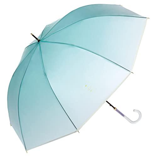Wpc. 雨傘 [ビニール傘]コスメティックアンブレラ ブルー 61cm レディース ジャンプ傘 大...