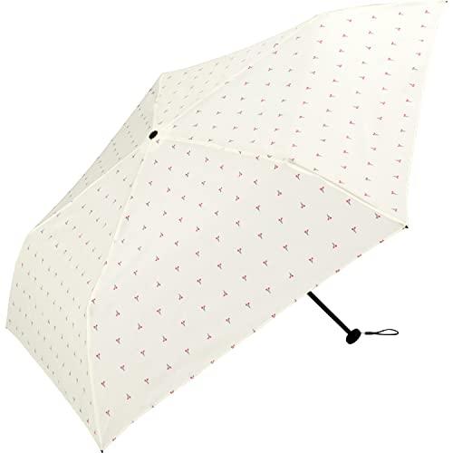 Wpc. 雨傘 [Air-Light]チェリー ミニ オフ 折りたたみ傘 55cm レディース 晴雨...