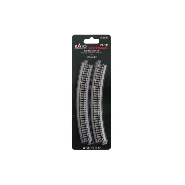 KATO Nゲージ 曲線線路 R348-30° 4本入 20-130 鉄道模型用品