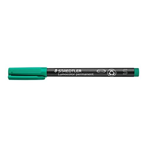 ステッドラー 油性ペン ルモカラー 超極細書き 緑 10本 313-5