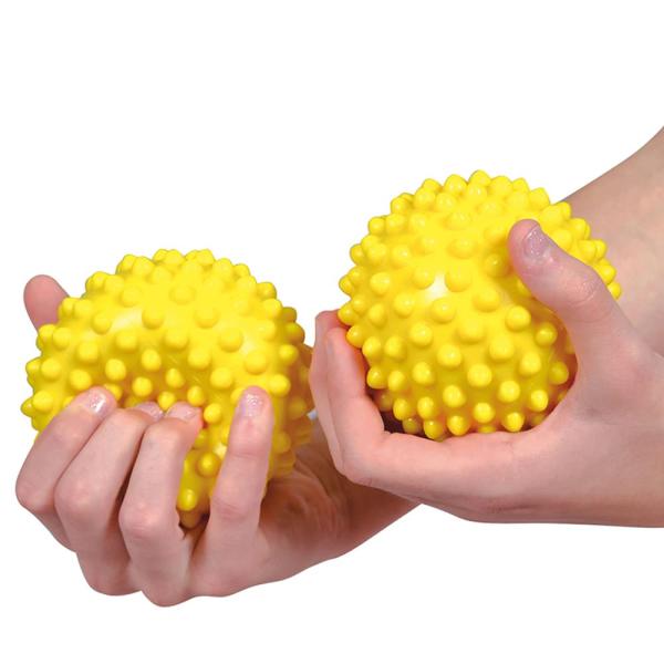 ギムニク触覚ボール10 (2個入)【バランスボール】黄 直径10cm