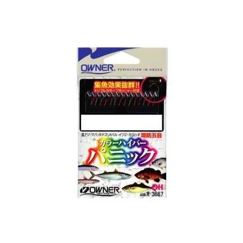 OWNER(オーナー) 仕掛け カラーハイパーパニック仕掛 14本 金細袖 2.5-0.25号 0....