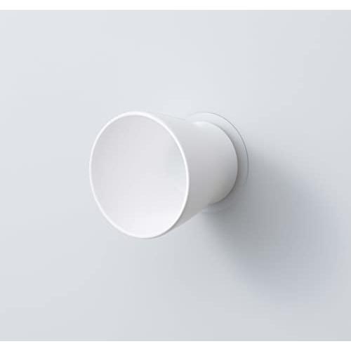 SANEI 歯磨きコップ 吸盤式 壁にくっつける 衛生的 ホワイト PW6812-W4 浮かす収納