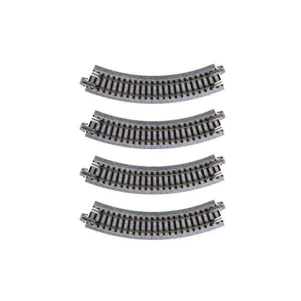 KATO Nゲージ ユニトラックコンパクト曲線線路R150-45° 4本入 20-174 鉄道模型用...