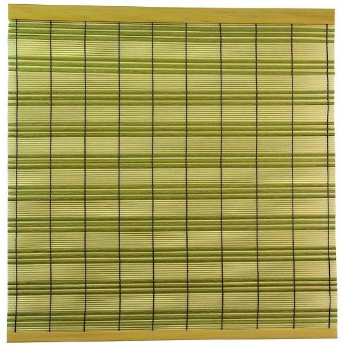 三宅製廉 すだれ PP 市松 88×90 グリーン 51035