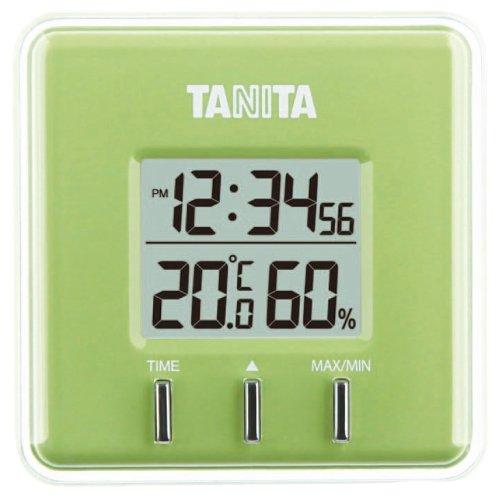 タニタ(TANITA)デジタル温湿度計 置き掛け両用タイプ/マグネット付 Nグリーン TT-550-...