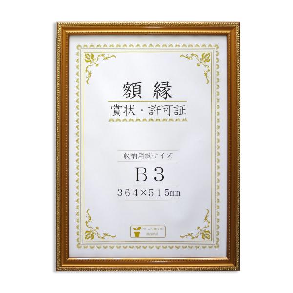 大仙 額縁 賞状額 金消 R B3 樹脂製 箱入 J045C4400