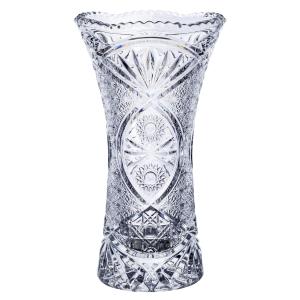 アデリア 花瓶 ガラス花瓶 ソリティア LL [直径約16.8x高さ約28.5cm/クリスタル] 日本製 R-739 透明｜shiningtoday