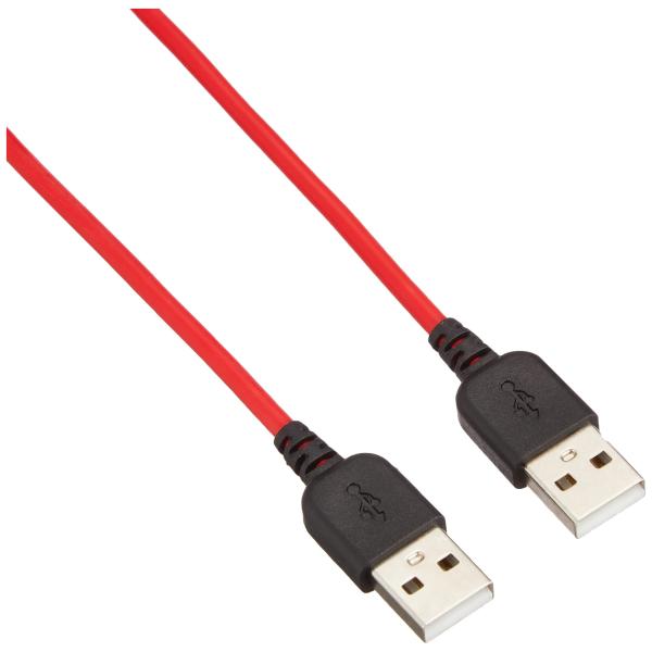 エスエスエーサービス [ 両端 USB・A平型ケーブル ] USB-A(オス)-A(オス) [80c...