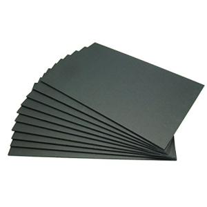 黒スチレンボード（両面黒紙貼パネル） 5mm厚 A2（よりやや大きめ）10枚入｜shiningtoday
