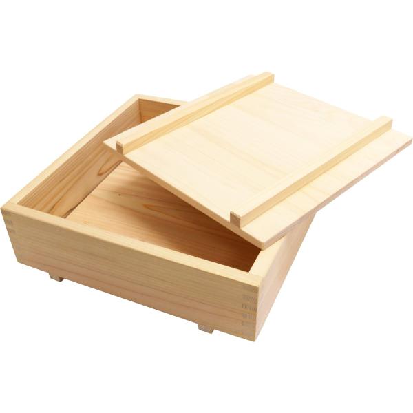 市原木工所 押し寿司型 ヒノキ 樹婦人 押し寿司器 箱寿司 10号 30×30×8.5cm